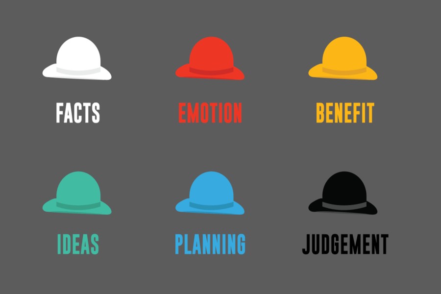 تکنیک شش کلاه تفکر (Six Thinking Hats)